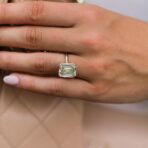 Emerald Solitaire Wedding Ring