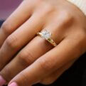 Cushion Solitaire Engagement Ring
