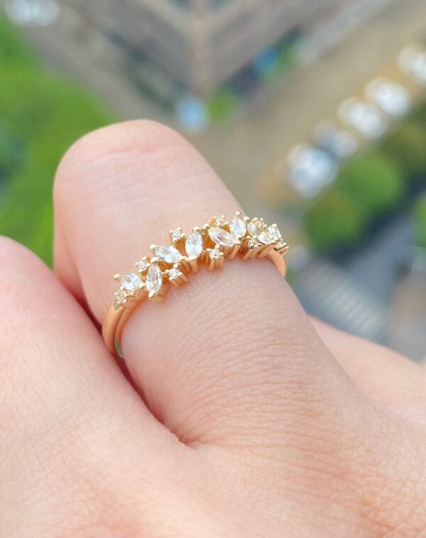 Beautiful 1.2Ct White Marquise Cut Solitaire Engagement Proposal Ring For Women - Image 2