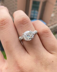Round Solitaire Engagement Ring