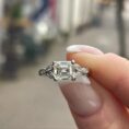 Emerald Solitaire Engagement Ring