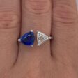 2.70Ct Two-Stone Engagement Ring