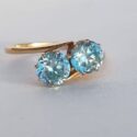 Round Two Stone Ring