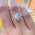 White Round Solitaire Ring