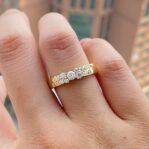 White Round Solitaire Ring