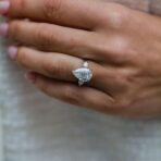 Pear Cut Birthday Ring