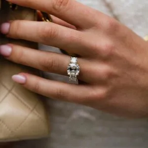 Cushion Cut Wedding Ring