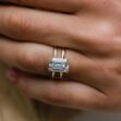 Emerald Solitaire Party Wear Ring