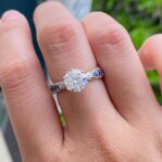 Round Solitaire Anniversary Ring