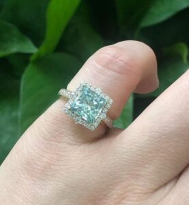 Princess Halo Wedding Ring