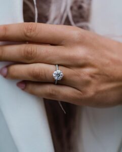 Round Solitaire Wedding Ring