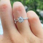 White Round Wedding Ring