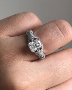 Radiant Solitaire Engagement Ring