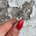 Pear Bezel Birthday Ring