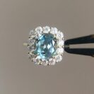 Cushion Halo Engagement Ring