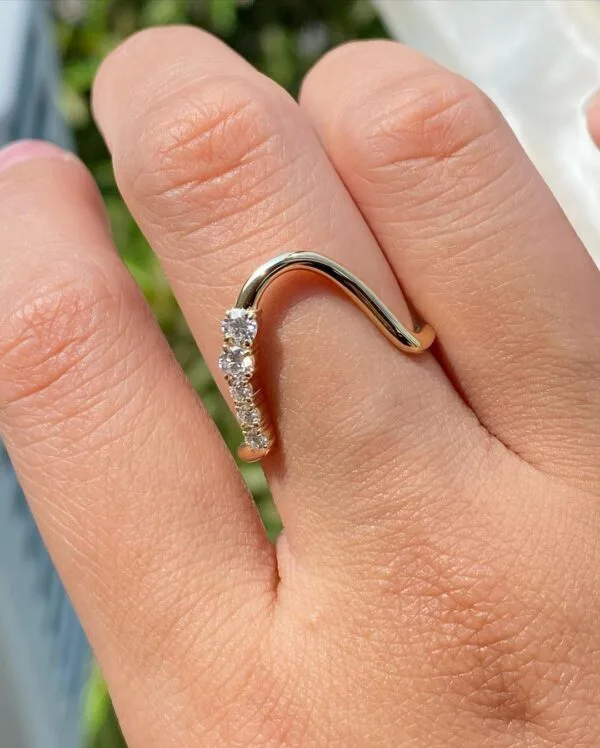 Round Solitaire Promise Ring