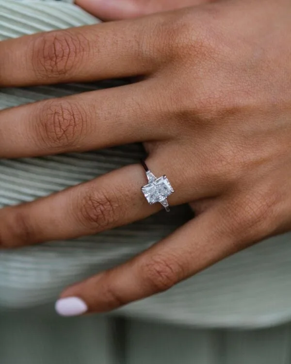 Radiant Cut Engagement Ring