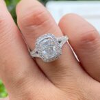 Cushion Cut Wedding Ring