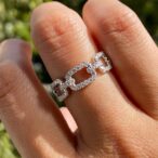Round Pave Anniversary Ring