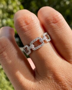 Round Pave Anniversary Ring