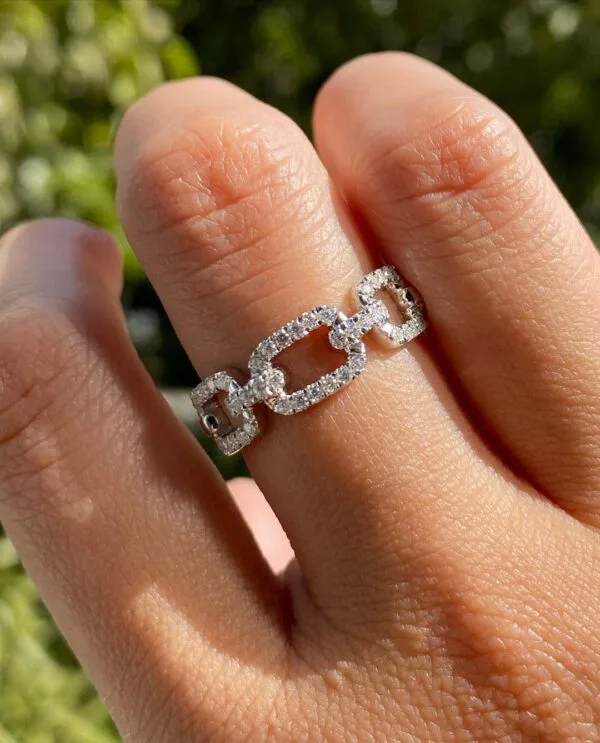 Round Pave Anniversary Ring