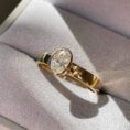 Oval Bezel Engagement Ring