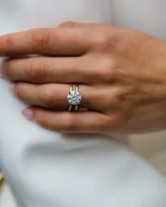 Round Solitaire Anniversary Ring