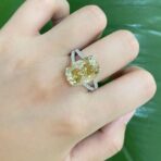 Cushion Solitaire Anniversary Ring