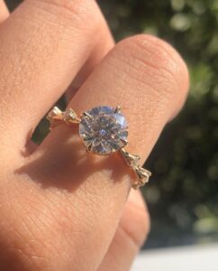 Round Solitaire Engagement Ring