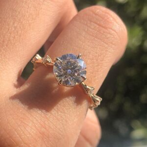 Round Solitaire Engagement Ring