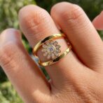 Round Bezel Wedding Ring