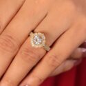 Round Solitaire Anniversary Ring