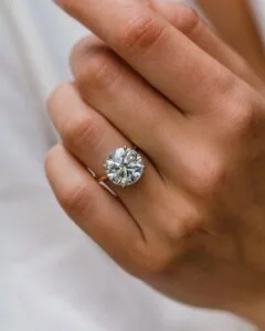 Round Solitaire Wedding Ring