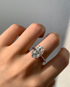 Oval Solitaire Engagement Ring