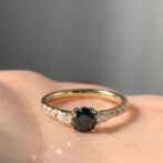 Round Solitaire Anniversary Ring