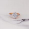 Cushion Double Halo Ring
