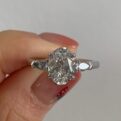Oval Cut Anniversary Ring
