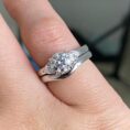 Round Anniversary Ring Set