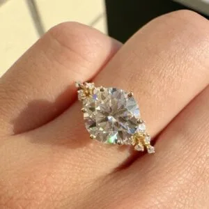 Round Solitaire Anniversary Ring
