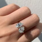 Marquise Pear Engagement Ring