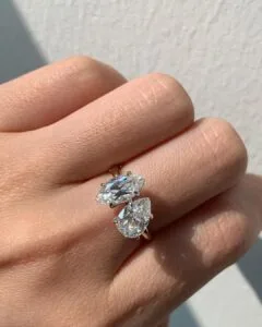 Marquise Pear Engagement Ring