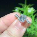 Emerald Solitaire Engagement Ring