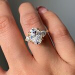 Oval Three Stone Ring