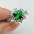 Cushion Halo Wedding Ring