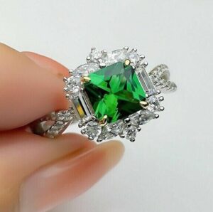 Cushion Halo Wedding Ring