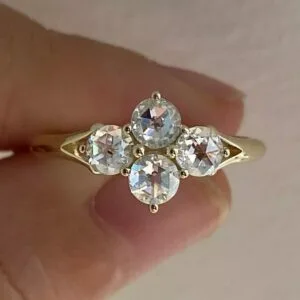 Round Solitaire Anniversary Ring