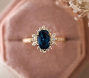 Oval Solitaire Birthday Ring