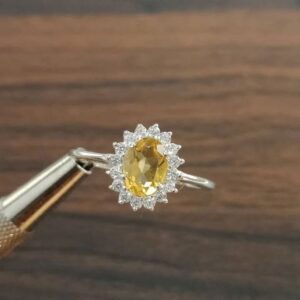 Oval Party Wear Ring