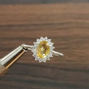 Oval Party Wear Ring