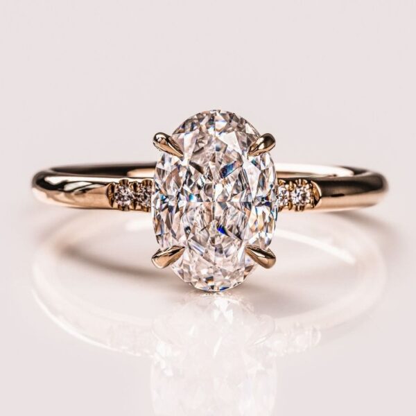 Oval Solitaire Engagement Ring